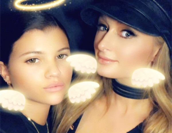 Paris Hilton and Sofia Richie from See How Stars Celebrated New Year's